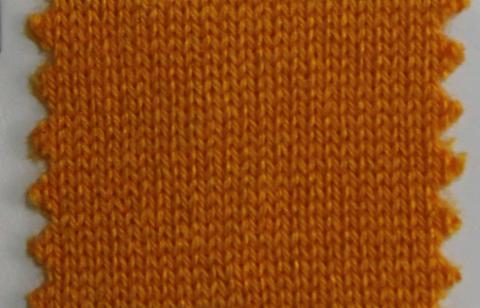 產(chǎn)品名稱：TANGERINE NS-6521； 所屬分類：2股28支55％絲82％羊絨-粗紡（THEMIS）